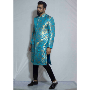 Sherwani benarasi meterial with cotton lining inside